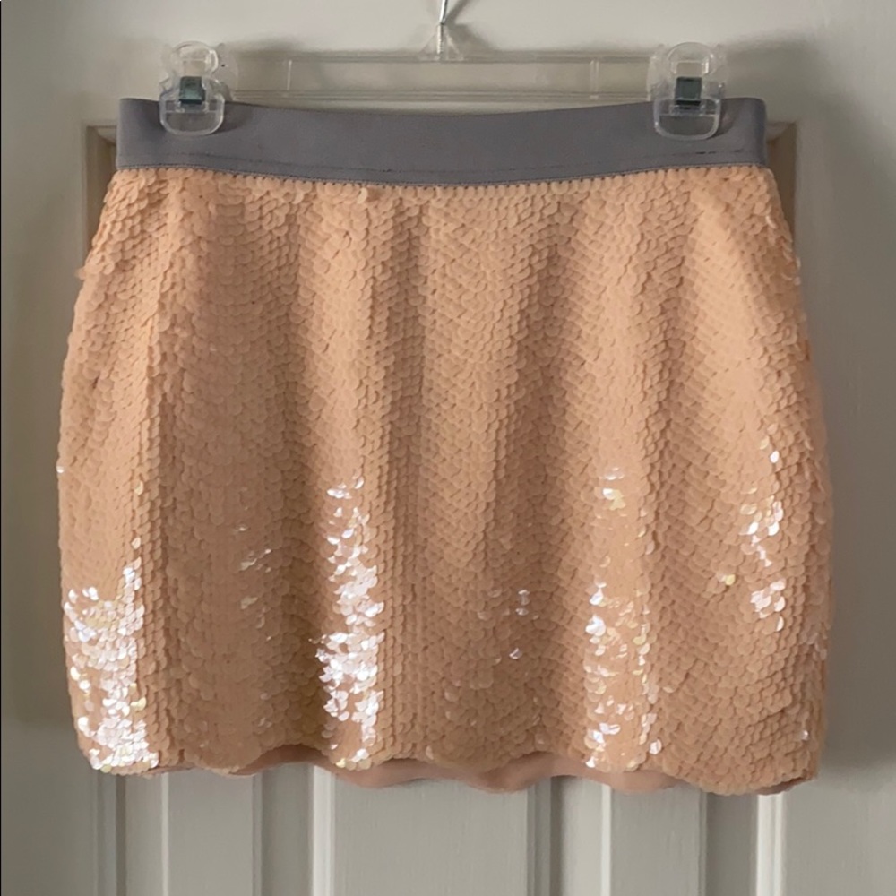 BCBG maxazria sequin mini skirt